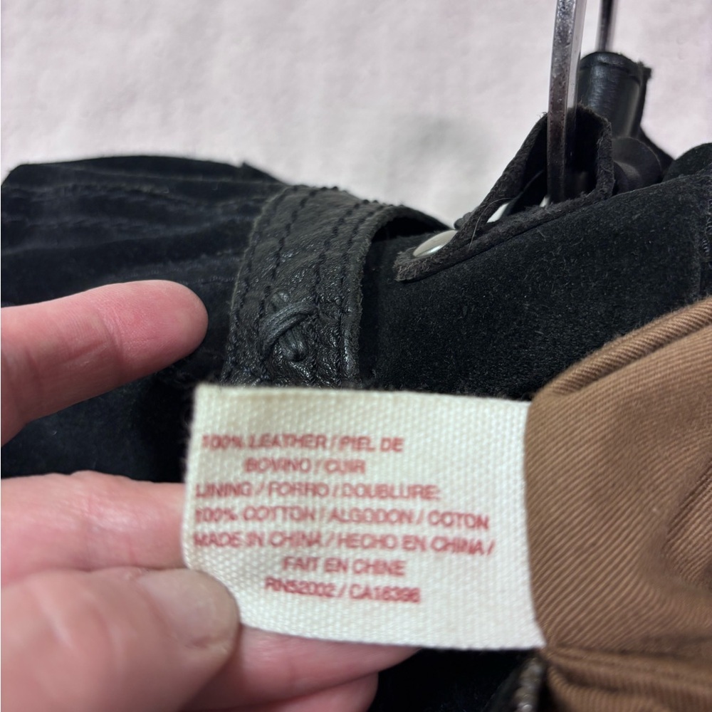 Lucky Brand Black Suede Shoulder Bag - Picture 8 of 13